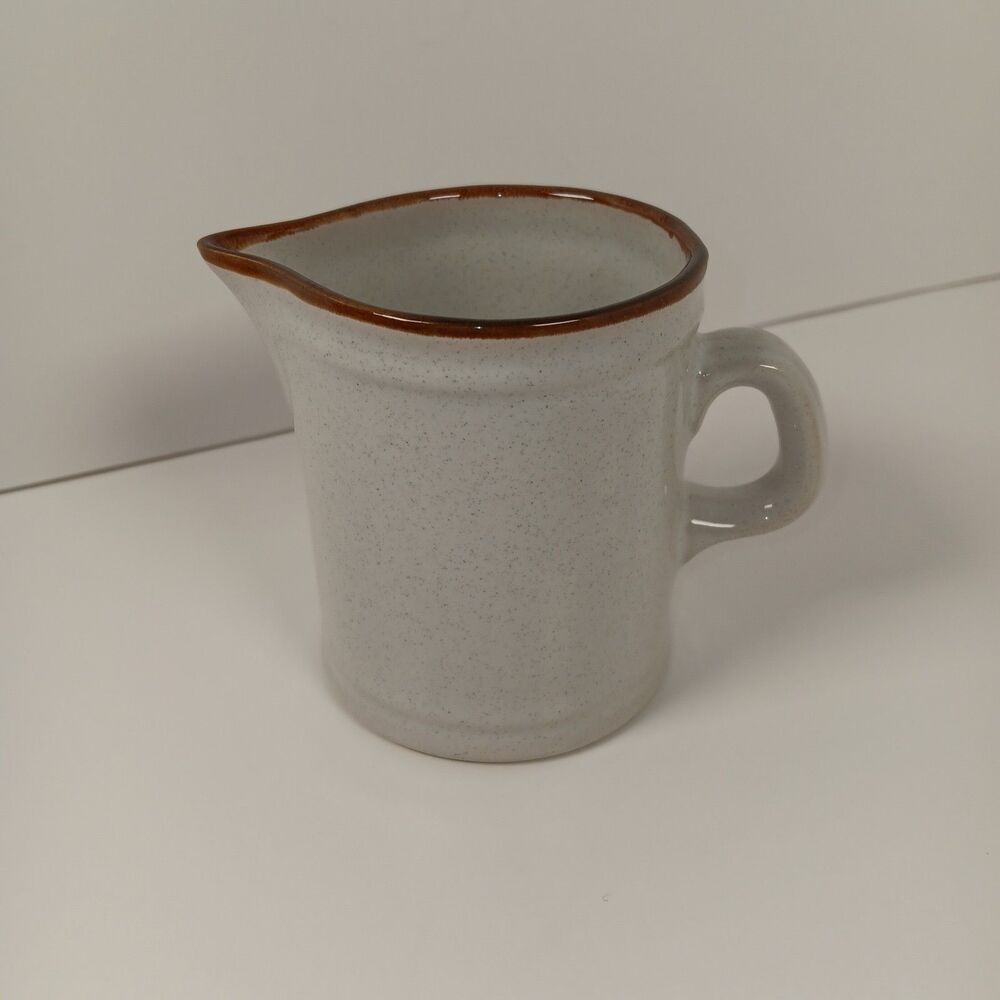 Nikko Color Stone "PANSY" Stoneware ~ Japan ~ Creamer Jug 3.25"